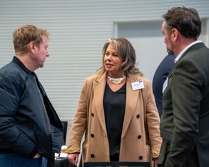 Linda Falwasser of Tawhaki and Mark Rocket of Kea Aerospace